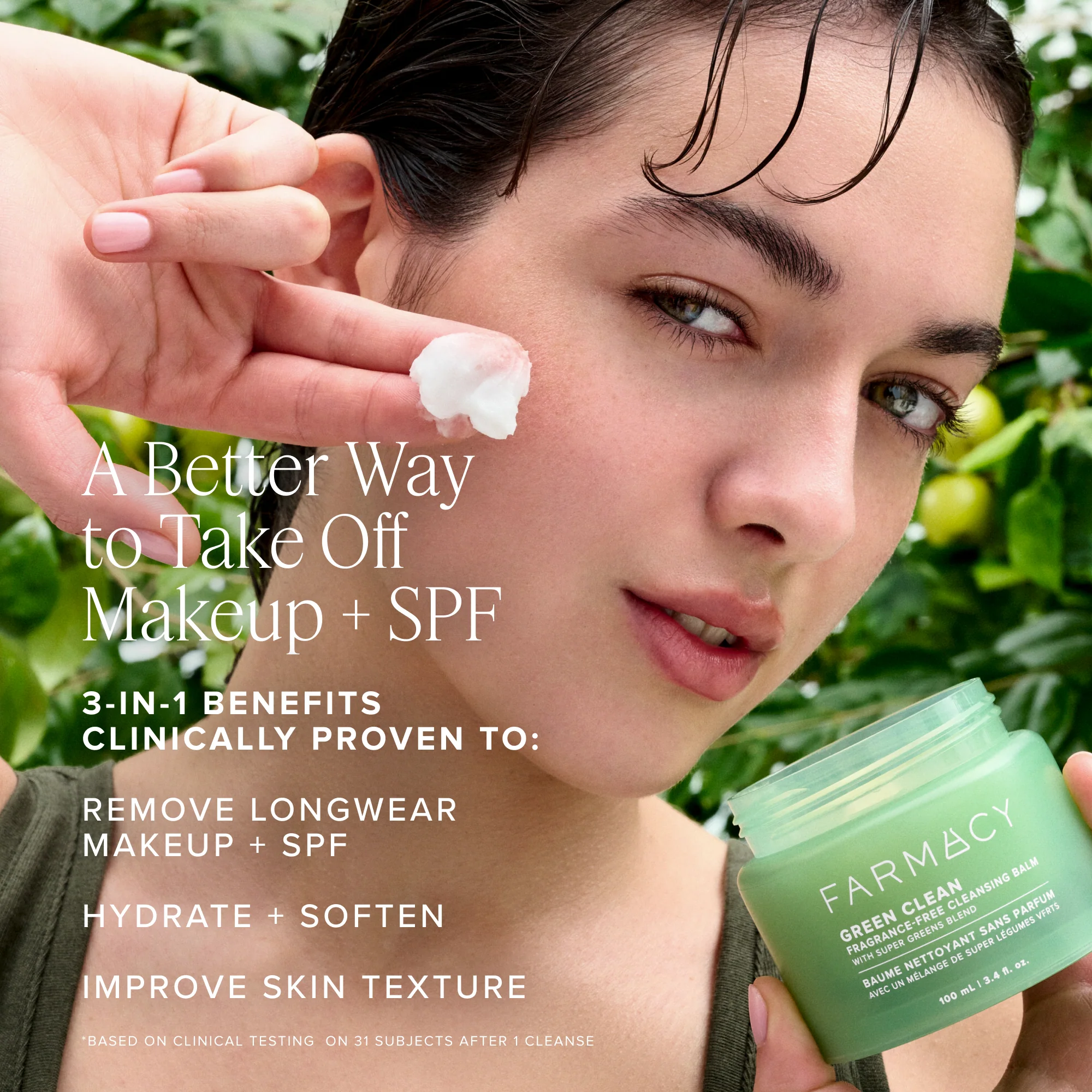 Green Clean Fragrance-Free Cleansing Balm - Image 3