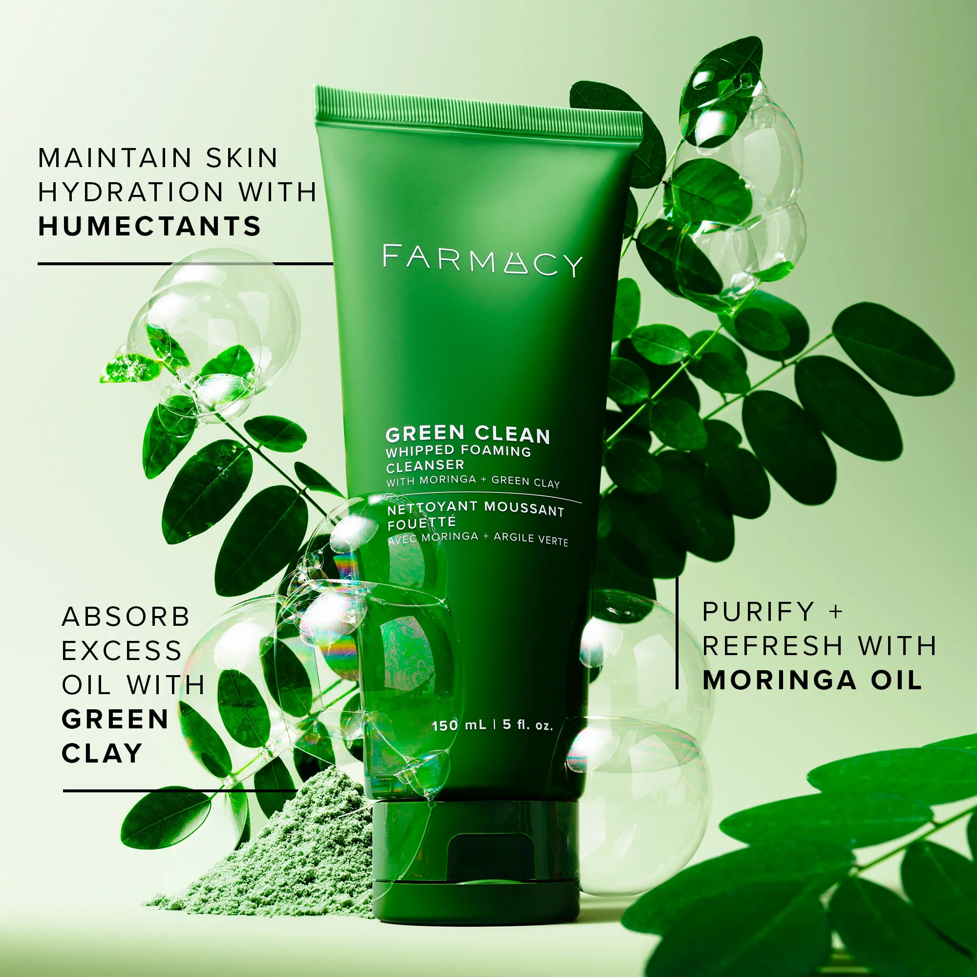 Green Clean Whipped Foaming Cleanser - Image 4